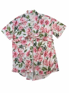 Show Me Your Mumu Floral Short Sleeve Robe